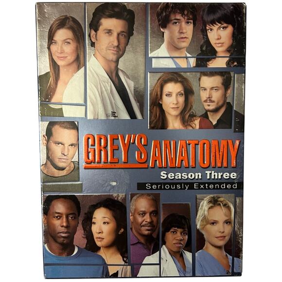 Grey's Anatomy - The Complete Third Season DVD, 7-Disc Set 2007 - Picture 1 of 6